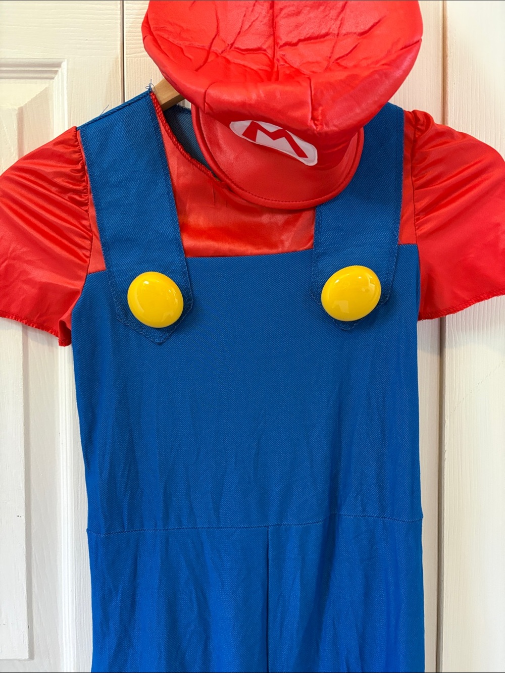 Kids Superhero-Inspired Red & Blue Costume with Hat